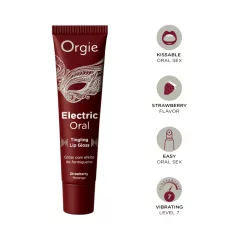   Orgie Electric Oral - bizsergető hatású ajakfény - eper (10ml)