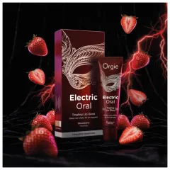   Orgie Electric Oral - bizsergető hatású ajakfény - eper (10ml)