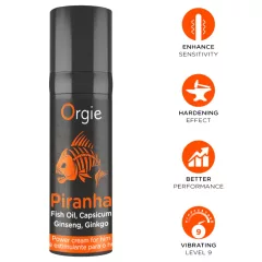 Orgie Piranha - stimuláló krém férfiaknak (15ml)