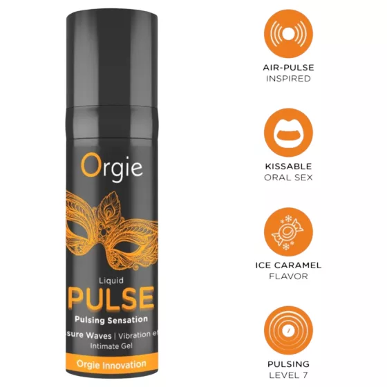 Orgie Pulse - folyékony vibrátor (15ml)