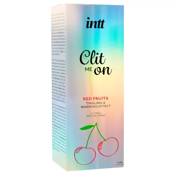 intt Clit Me On - folyékony vibrátor csiklóspray, piros gyümölcs (12 ml)