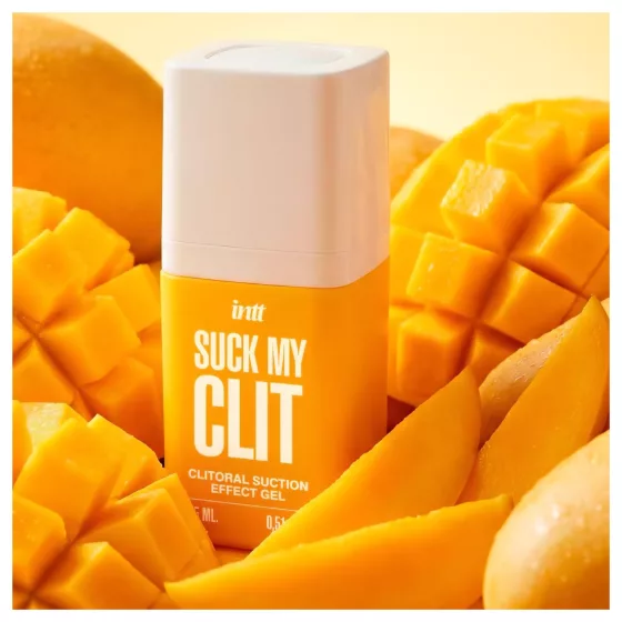 Intt Suck My Clit - klitorisz stimuláló gél nőknek - mangó (15ml)