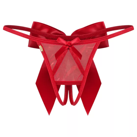 Obsessive Gifty - nyitott tanga (piros)
