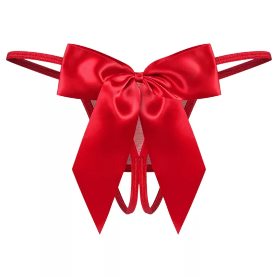 Obsessive Gifty - nyitott tanga (piros)