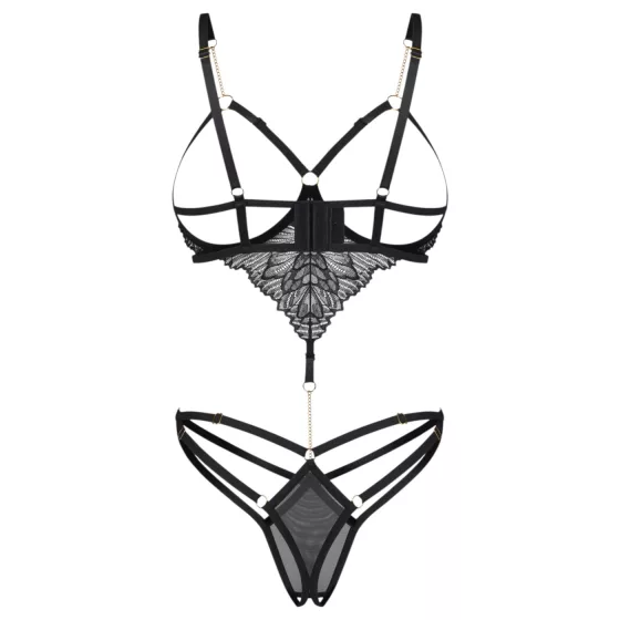 Obsessive Matildea - nyitott body (fekete)