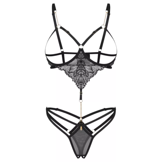 Obsessive Matildea - nyitott body (fekete)