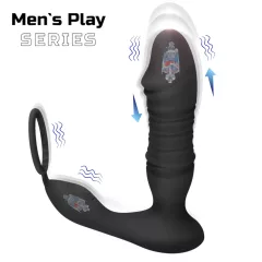Men's Play - Okos lökő análvibrátor (fekete)
