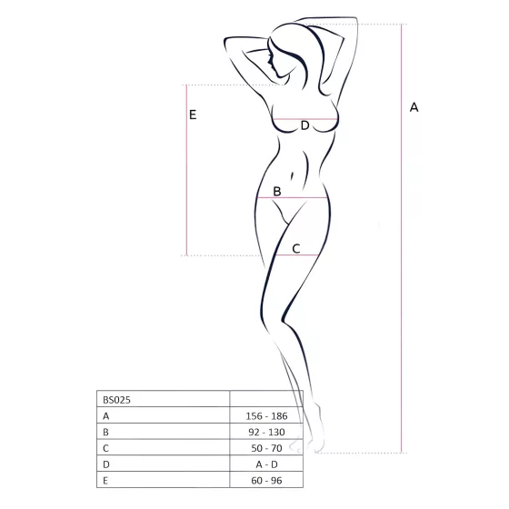 Passion BS025 - hosszúujjú miniruha (fehér) - S-L