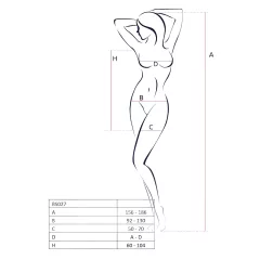 Passion BS027 - necc miniruha (fehér) - S-L