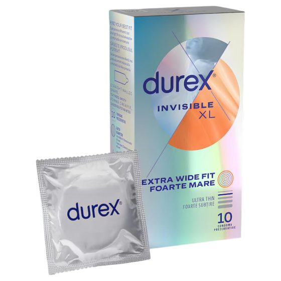 Durex Invisible XL - extra nagy óvszer (10db)