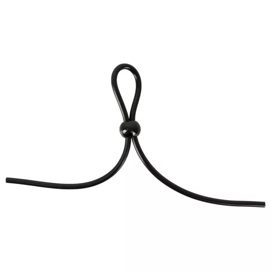 / Magic Shiver - állítható péniszgyűrű (fekete)