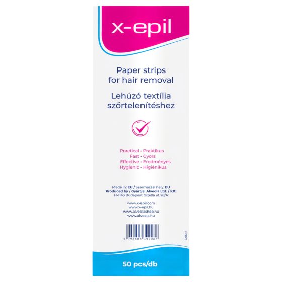 X-Epil - lehúzó textil csíkok (50db)