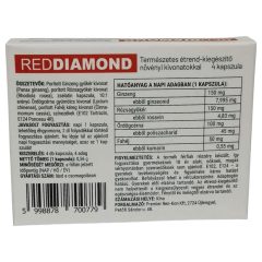   Red Diamond - természetes étrend kiegészítő férfiaknak (4db)