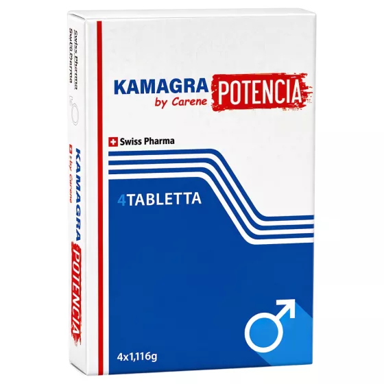 Kamagra by Carene Potencia - étrend-kiegészítő tabletta férfiaknak - 4 db