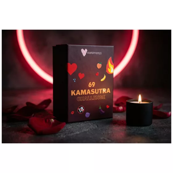 100Moments 69 Kamasutra Challenge - szexpóz kártyajáték pároknak (69 lap)