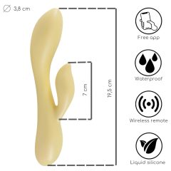 / Desirel Desire Dew - okos, csiklókaros vibrátor (sárga)