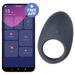 Desirel Halo - okos, vibrációs péniszgyűrű (fekete)