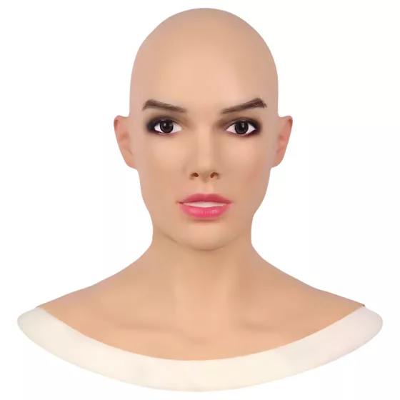 Szilikon női arcmaszk (testszínű)