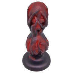 OgazR - gömbös anál dildó - 10,5cm (fekete)