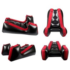 Magic Pillow - felfújható szexpóz szófa (piros)