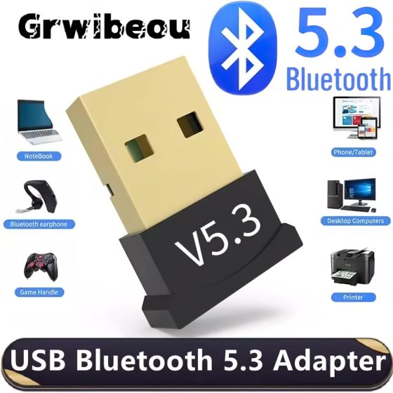 Bluetooth 5.3 USB adapter 6 eszközig