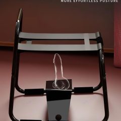 Magic Pillow - Szexszék dildó tartóval (fekete)