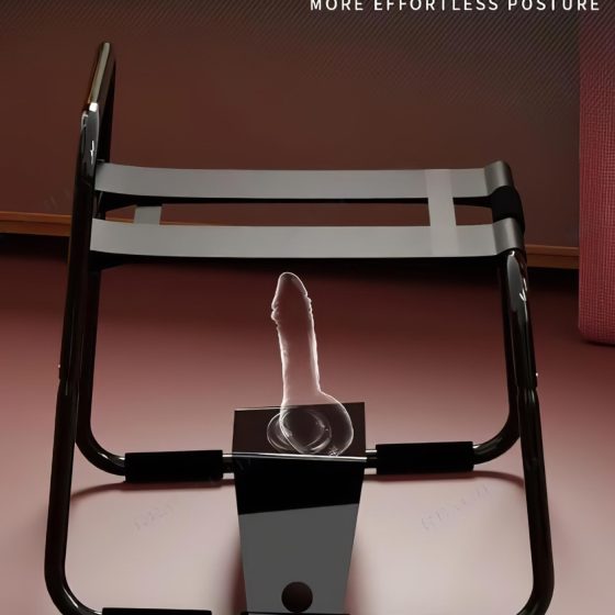 Magic Pillow - Szexszék dildó tartóval (fekete)