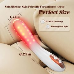   IntiGlow - Hüvelyfiatalító LED G-pont vibrátor (fehér) -