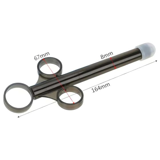 Síkosító adagoló fecskendő (kék)