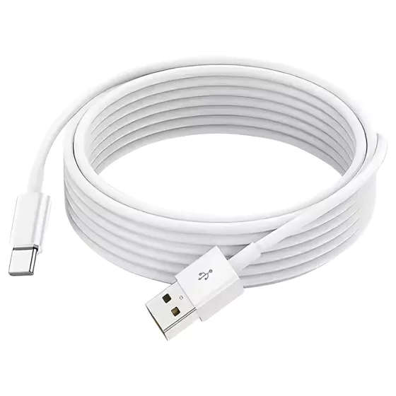USB Type-C töltőkábel (fehér)