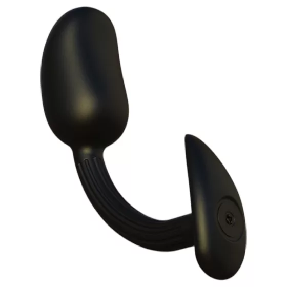 Kangvo - mágneses prosztata masszírozó anál plug görgőgolyóval (fekete)