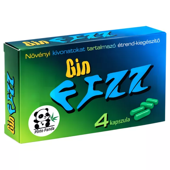 Gin FIZZ Plus - ginzeng tartalmú étrend-kiegészítő kapszula (4 db)