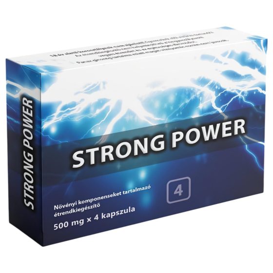 Strong Power Plus - étrend kiegészítő kapszula férfiaknak (4db)