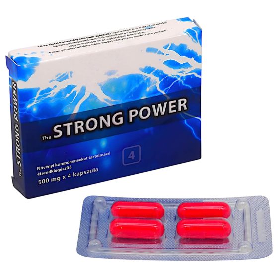 Strong Power Plus - étrend kiegészítő kapszula férfiaknak (4db)