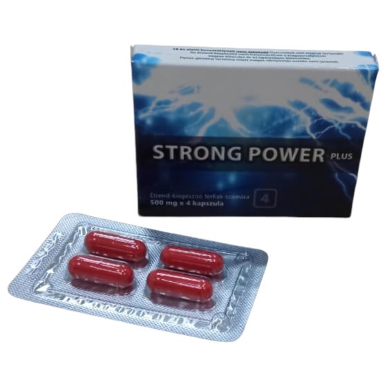 Strong Power Plus - étrend kiegészítő kapszula férfiaknak (4db)