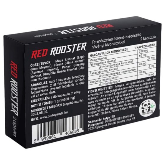 Red Rooster - természetes étrend kiegészítő férfiaknak (2db)