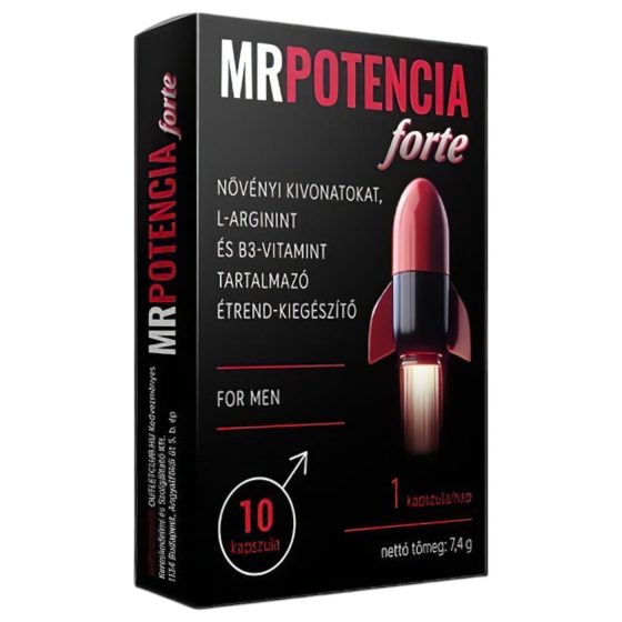 MrPotencia Forte - étrend kiegészítő kapszula férfiaknak (10db)