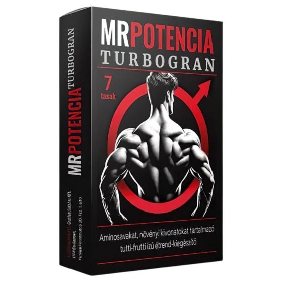 MrPotencia Turbogran - étrend-kiegészítő férfiaknak (7db)