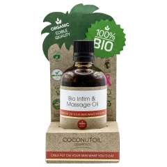 Coconutoil - bio intim masszázsolaj kókuszolajjal (80 ml)