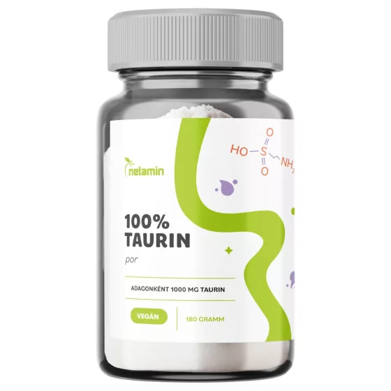 Netamin 100% Taurin - étrend-kiegészítő por (180 g)