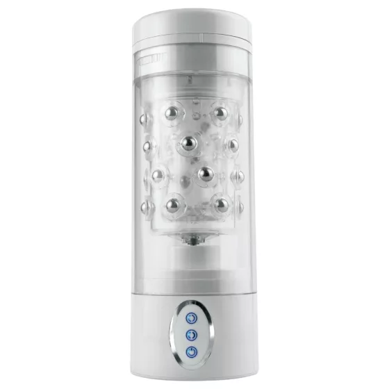 PDX Roto-Bator - vibrációs szájmaszturbátor (fehér)