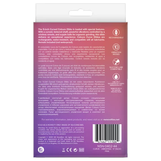 / NS Novelties - 2in1 csiklóizgató és G-pont vibrátor (pink)