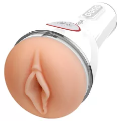   LETEN SM340 - akkus, vibráló, szívó, nyögő maszturbátor férfiaknak