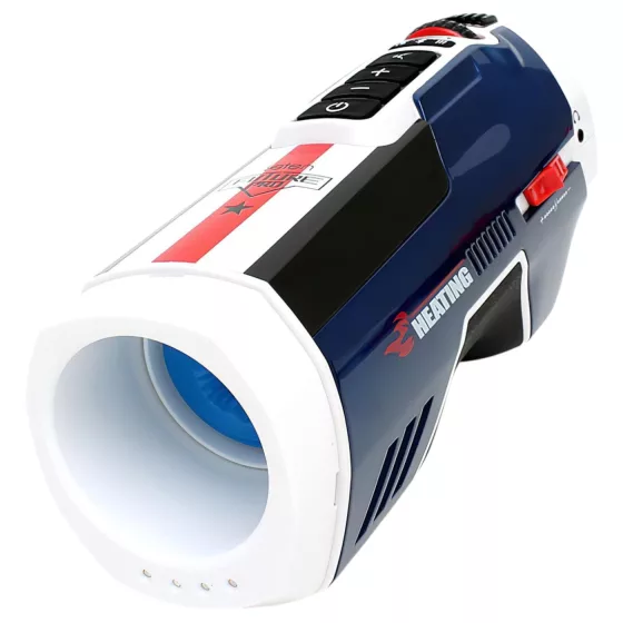 Leten SM Future Pro - hálózati lökő, nyögő, szorító, melegítő maszturbátor (kék)