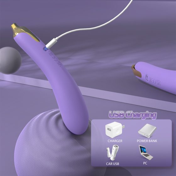 Sex HD - padlizsán vibrátor (lila)