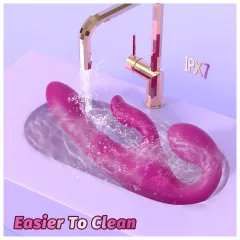  SEX HD Co-op Bliss - felcsatolható csiklókaros vibrátor (lila)