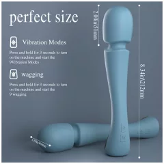 SEX HD Dancer - wand masszírozó vibrátor (türkiz)