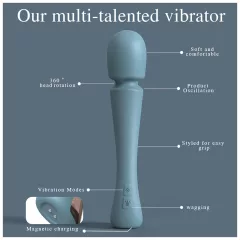SEX HD Dancer - wand masszírozó vibrátor (türkiz)