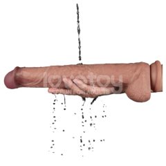 Lovetoy - kétrétegű XXL dildó - 36,5 cm - (natúr)