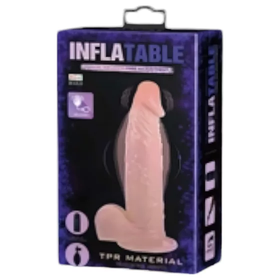 Baile Inflatable - felfújható élethű vibrátor (testszínű)